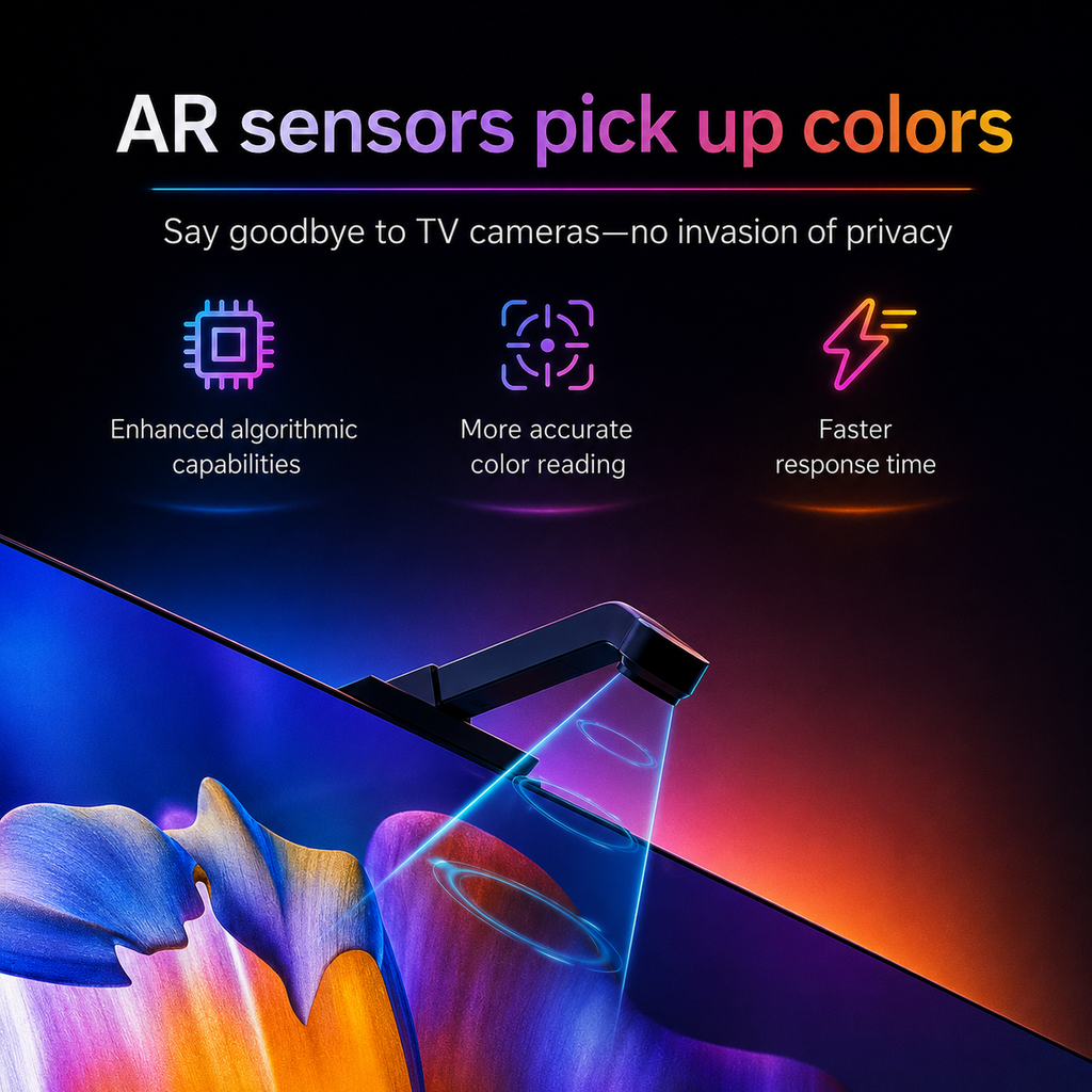 SyncAura™ TV Screen‑Sync Backlight.